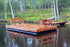 6 x 3,15 metriä (2 ponttonia) 400 mm putkiponttonilaituri